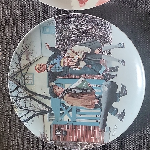 B&G Kurt Ard Collector Plates BING & GRONDAHL Moments Of Truth numbered 1984 - Picture 2 of 4